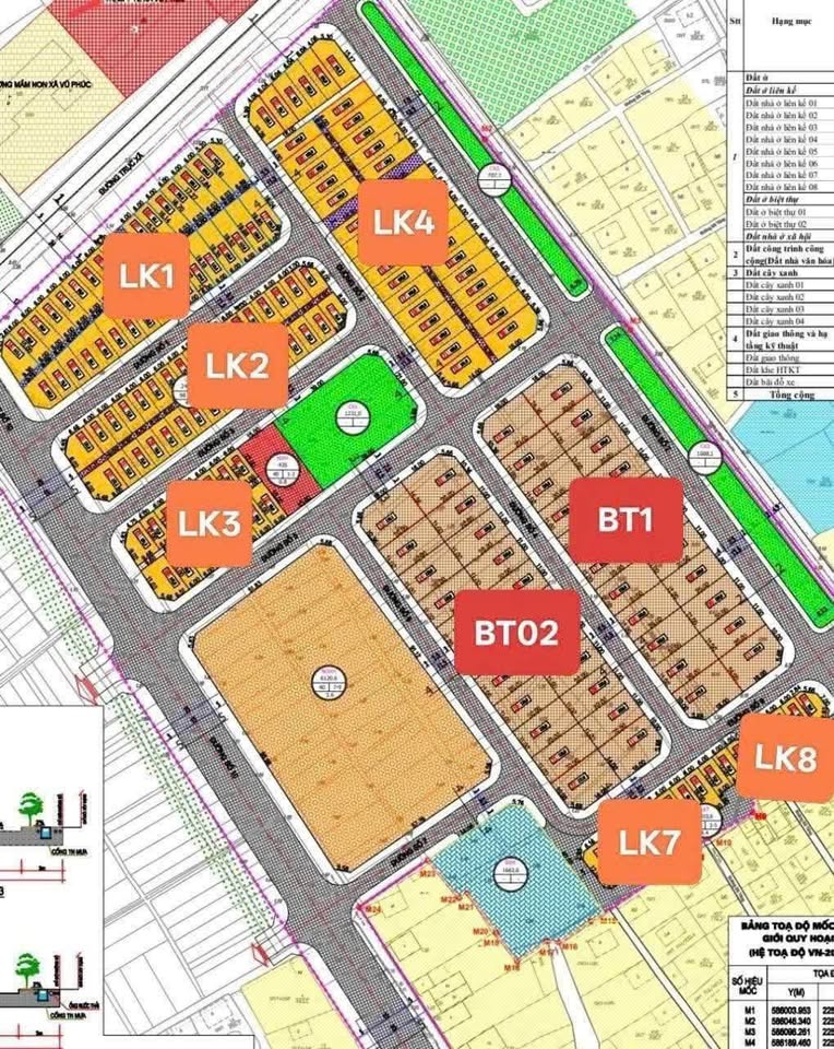 Bán lô góc khu ô thị Vũ Phúc, Thái Bình, 161m2, hướng Tây Nam, giá tốt