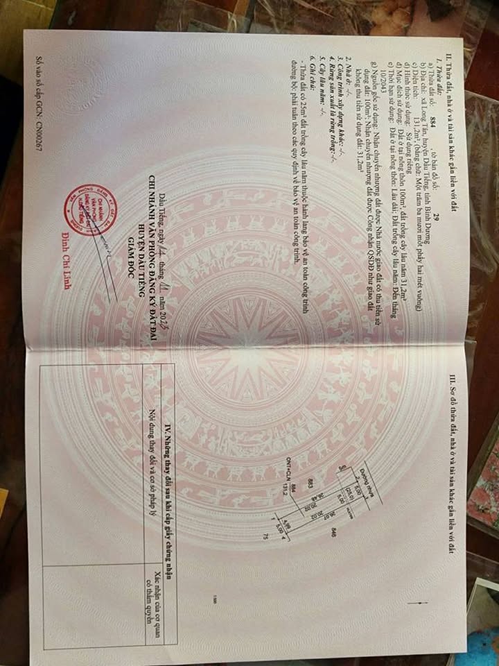 Đất Long Tân, đường nhựa thông thoáng, giá chỉ 530 triệu