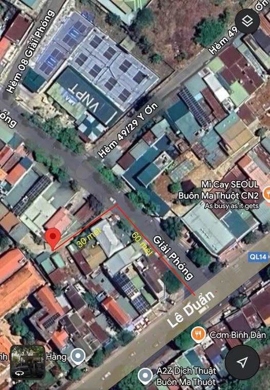 Bán ất tặng nhà cấp 4, hẻm 2 ô tô Giải Phóng