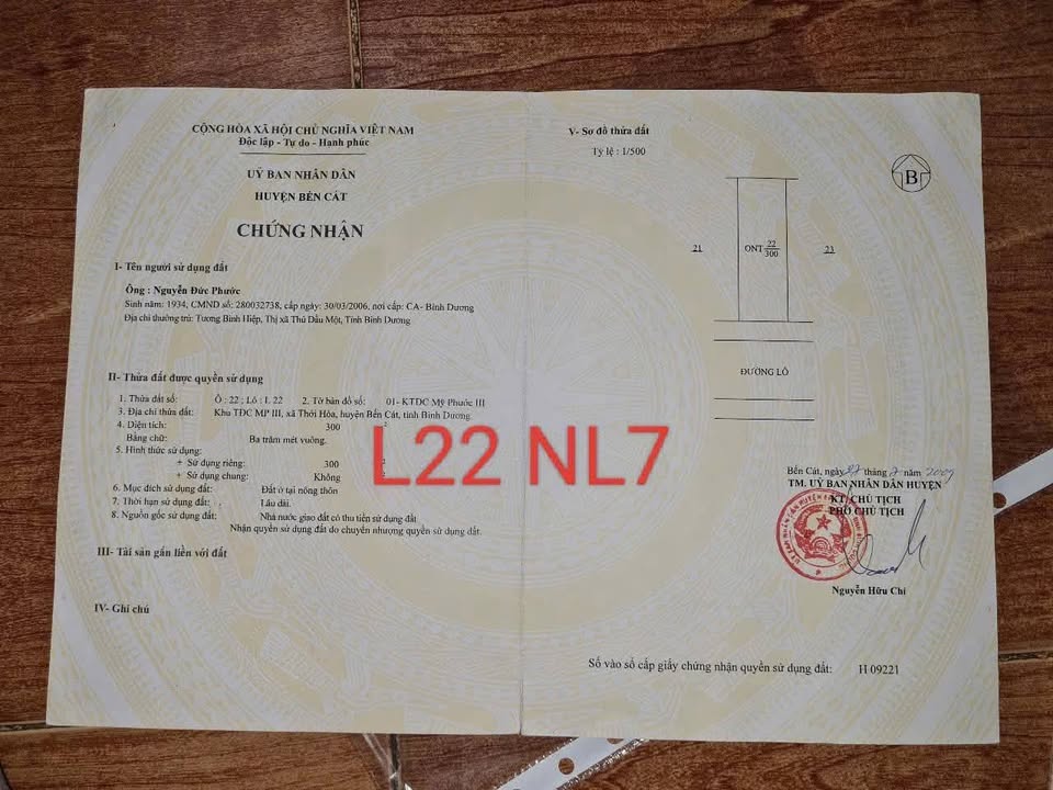 Đất vàng L22, Phường Thới Hòa - Kinh doanh bao cháy