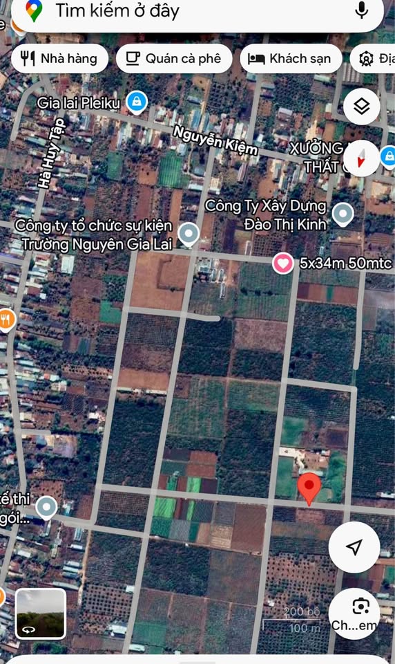 Đất Pleiku 5x24.5m, hẻm Nguyễn Khiêm, giá hời