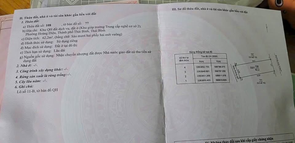 Mảnh đất vàng khu SOS Hoàng Diệu, Thái Bình - Nơi an cư lý tưởng