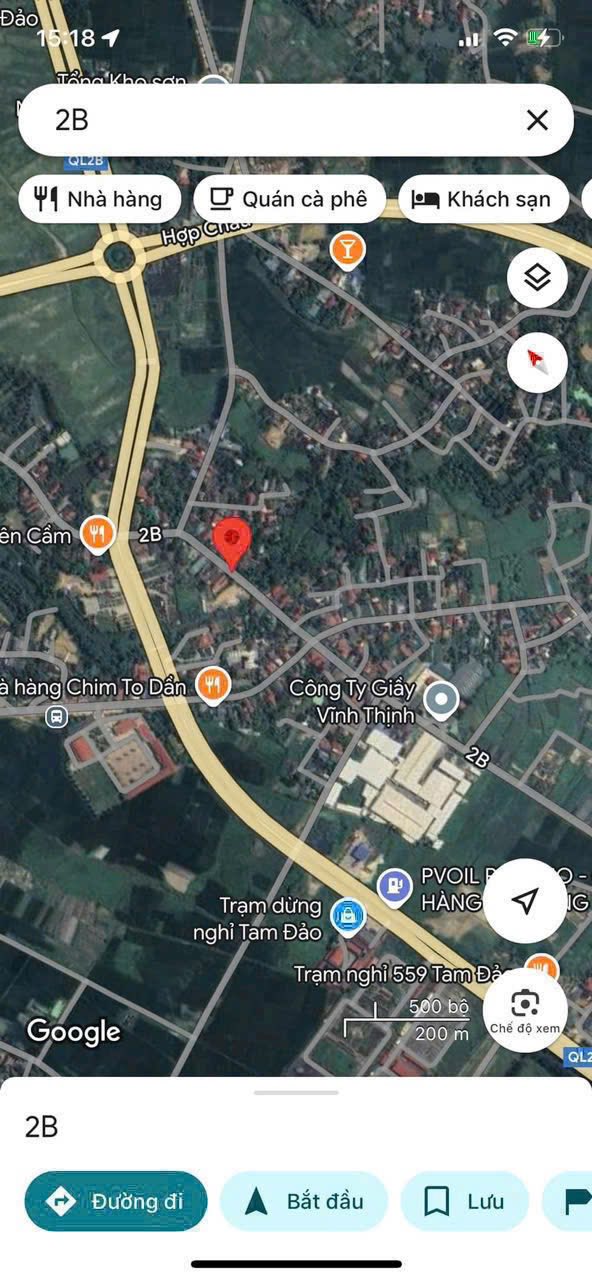 Đất Vĩnh Phúc, mặt tiền quốc lộ 2B cũ, kinh doanh tẹt ga, gần trường, gần nút IC4