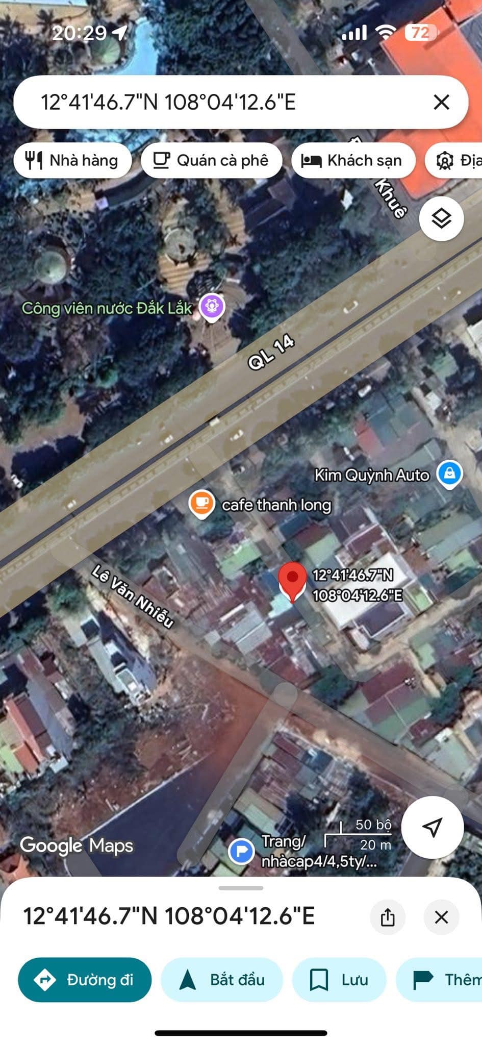 Bán 2 lô liền kề đối diện công viên nước, gần bệnh viện Thiện Hạnh, Đắk Lắk