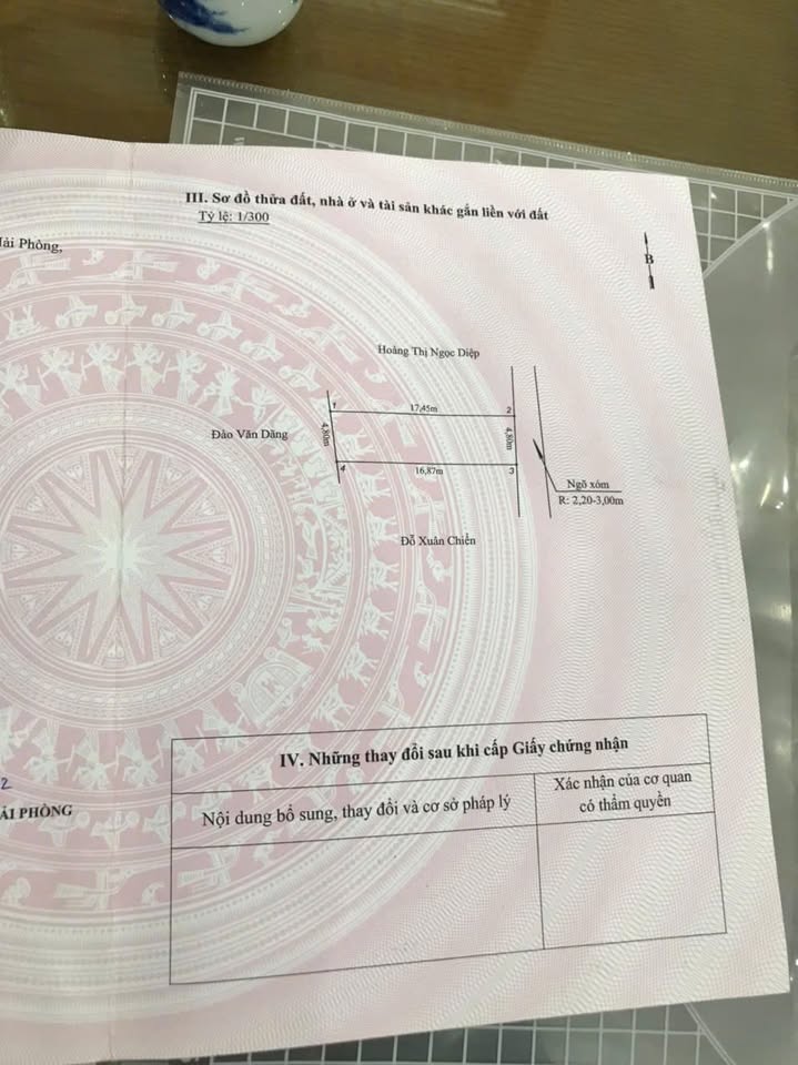 Chào mừng quý khách đến với cơ hội sở hữu một mảnh đất tuyệt vời tại Ngũ Đoan, Kiến Thụy, Hải Phòng