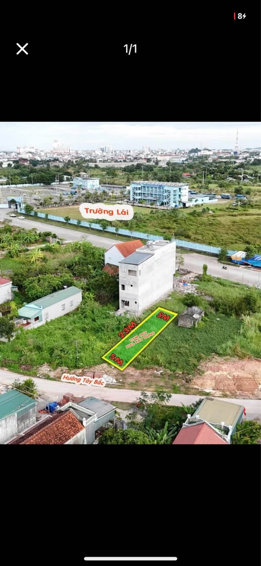 Bán đất 115m² trung tâm Móng Cái, ô tô tránh