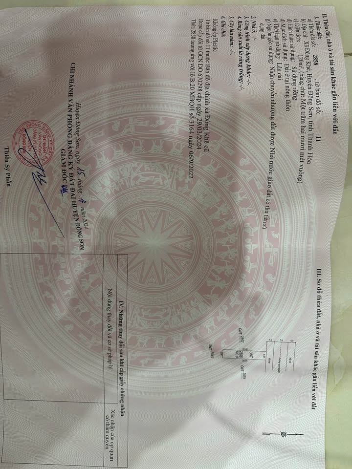 Đừng bỏ lỡ cơ hội sở hữu lô đất B20 tại mặt bằng 3164 Đông Khê, Nam Định