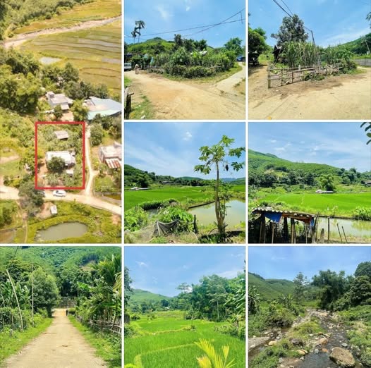 Góc 2 mặt tiền view đồng, giáp suối, 755m² Hoà Bình