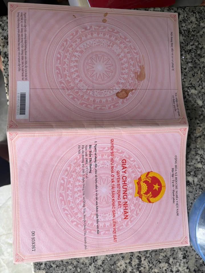 Đất vàng Quốc Oai hơn tỷ, ô tô vào tận nơi, sổ đỏ sẵn sàng