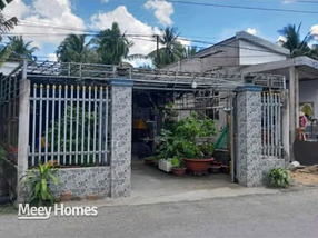 Bến Tre nhà 266m2 full thổ cư, ngang 6,5m, 2 nhà riêng biệt, 5km đến chợ và trường học