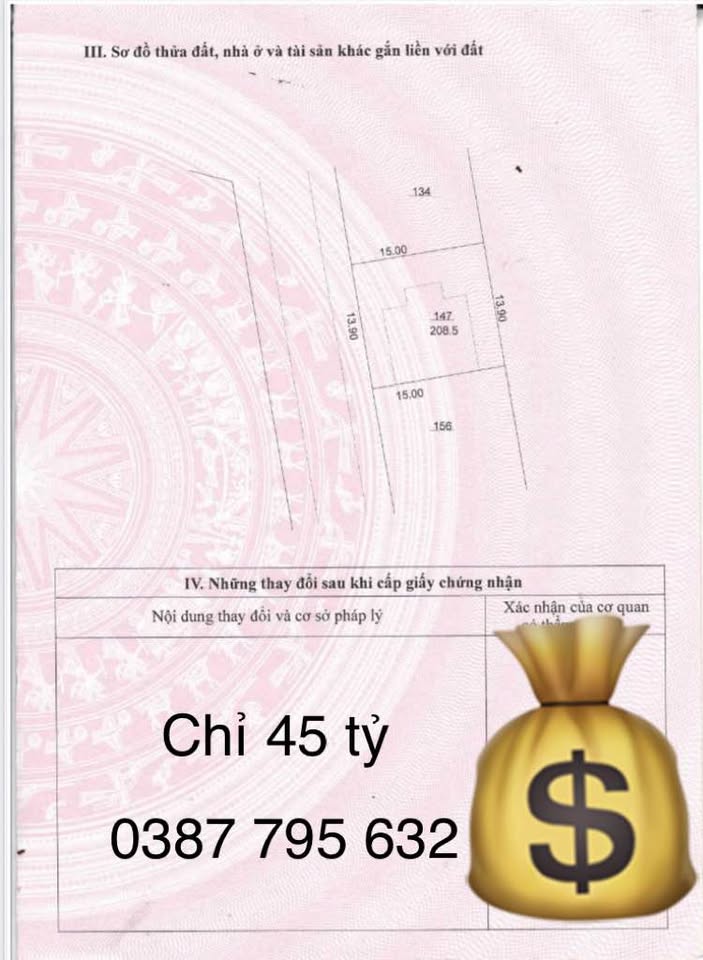 Chính chủ bán gấp biệt thự liền kề Hà Đông 82.5m2 chỉ 20 tỷ, 208.5m2 chỉ 45 tỷ, sổ hồng trao tay