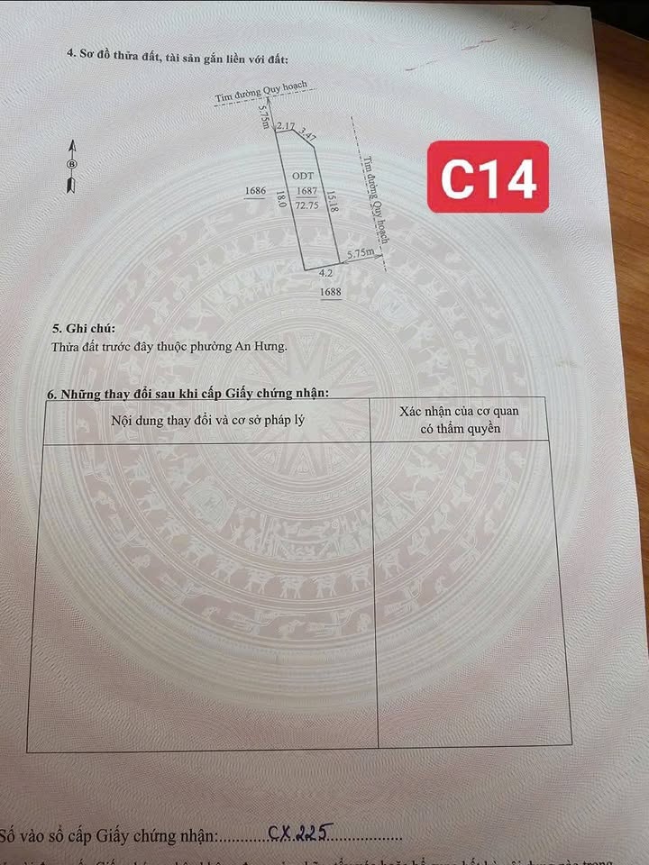 Bán gấp lô góc cực hiếm An Hưng, giá hấp dẫn