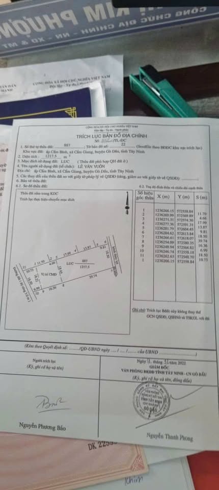 Siêu phẩm đất nền Gò Dầu, Cẩm Giang, Trảng Bàng, Tây Ninh