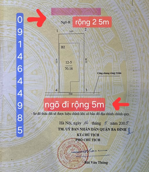 Đất Vạn Phúc, 70m2 hai mặt ngõ, giá mềm như bún, chờ bạn xây tổ ấm