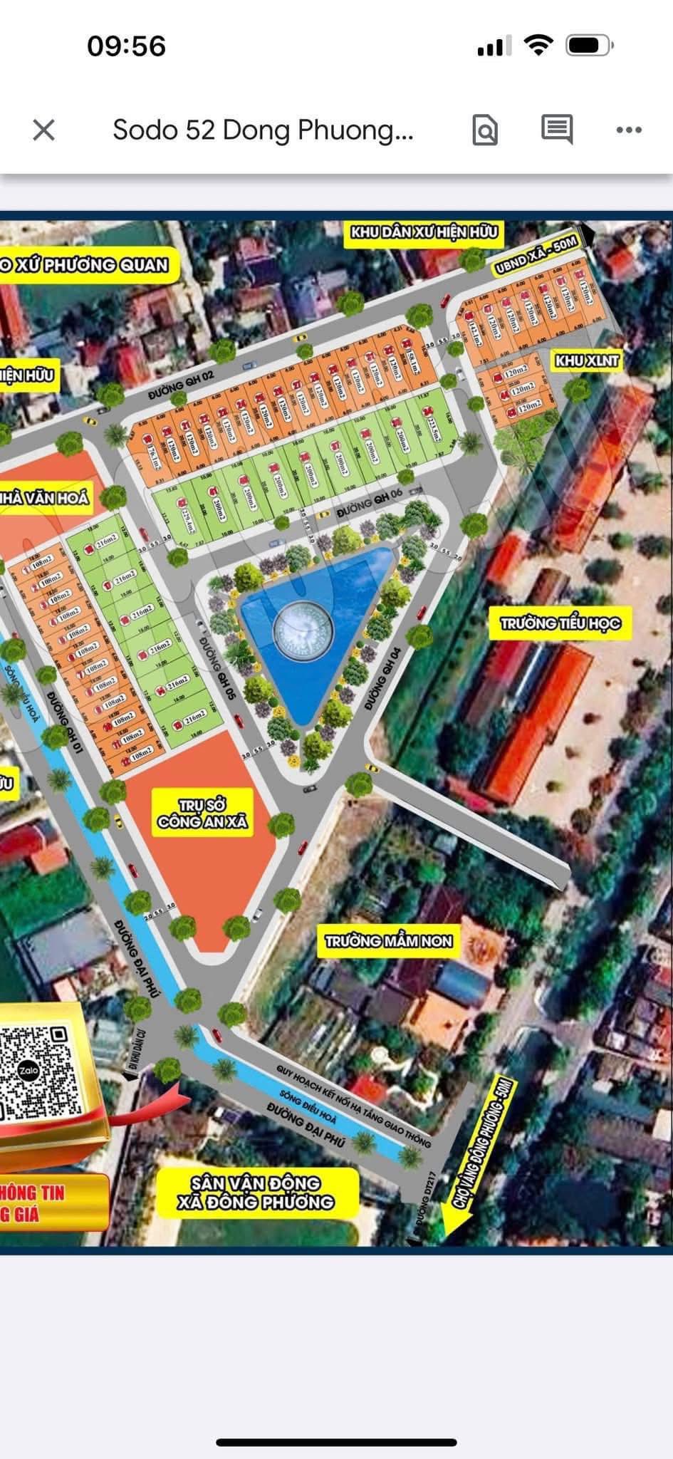 Đất đấu giá Đông Phương, Thái Bình diện tích 120m2