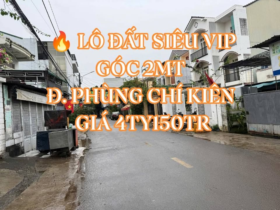 Đất góc 2 mặt tiền phố cổ Phùng Chí Kiên, kinh doanh cực đỉnh
