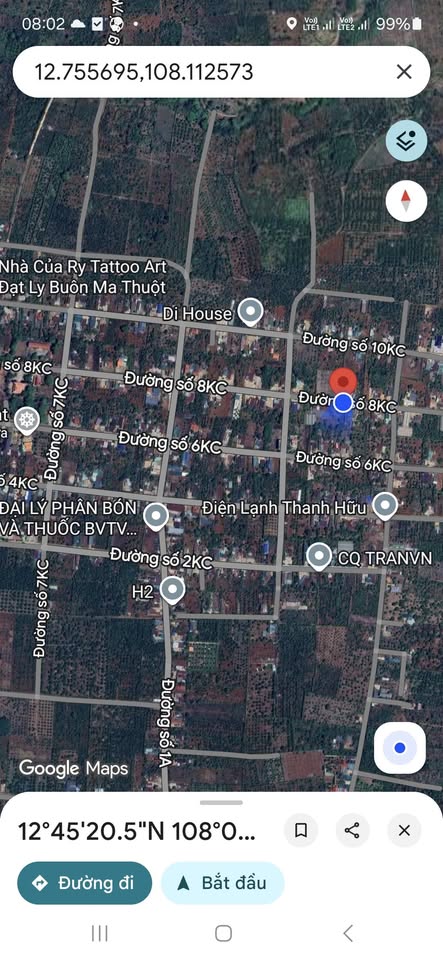 Đất Đạt Lý, 6m x 53m, 1,11 tỷ, đường nhựa rộng rãi, dân cư đông đúc