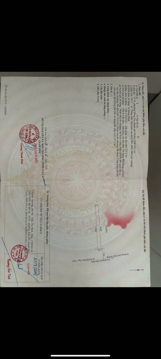 Bán gấp lô đất mặt tiền 189 Lê Đại Hành, hướng Đông, giá rẻ hơn thị trường