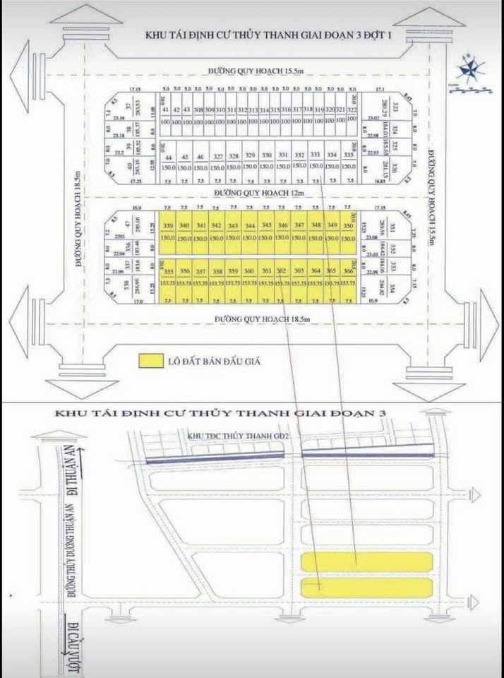 Đất 100m2 Thủy Thanh - Trục đường 15.5m, gần Aeon Mall, giá nhỉnh 3 tỷ