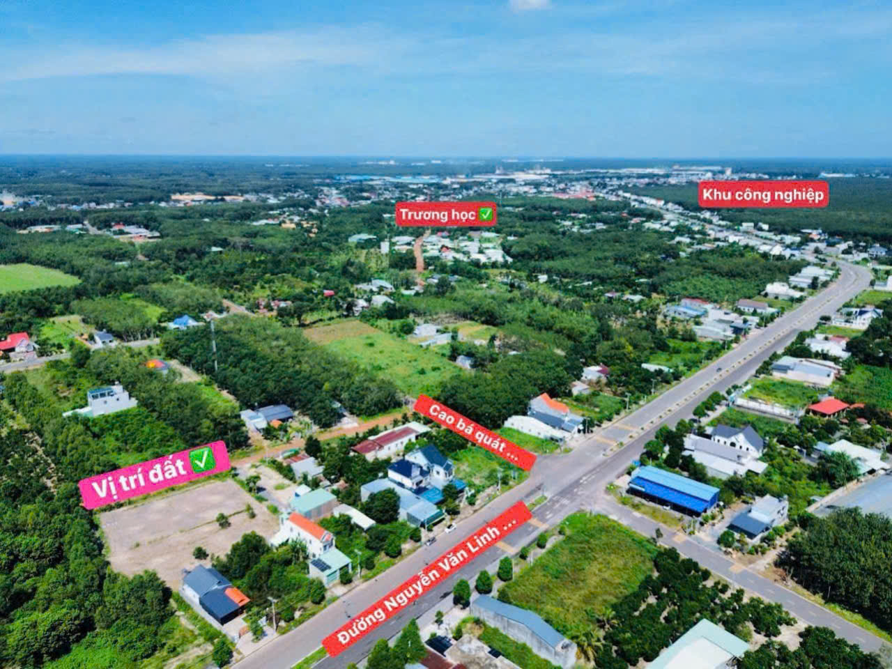 Mảnh đất mặt tiền đường nhựa tại phường Minh Hưng, một vị trí đắc địa mở ra vô vàn cơ hội phát triển