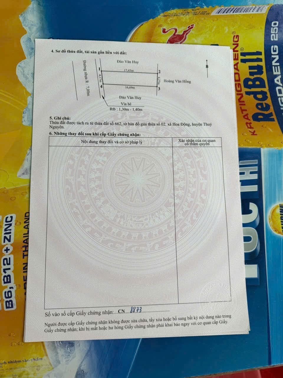Lô đất tọa lạc trên mặt đường Hoa Động, một vị trí đắc địa tại Huyện Thủy Nguyên