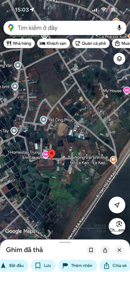 Bán lô đất thổ cư gần hồ Ea Kao, Đắk Lắk