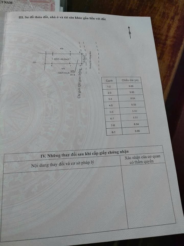 Chính chủ cần bán gấp lô đất tại Khối 7, Phường Thành Nhất, thành phố Buôn Ma Thuột