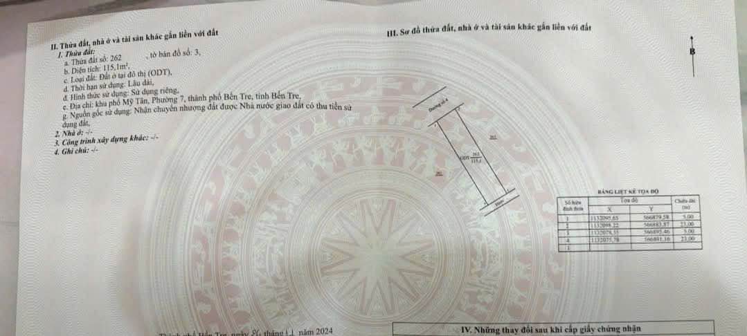 Đất khu Sao Mai - Bến Tre giá tốt