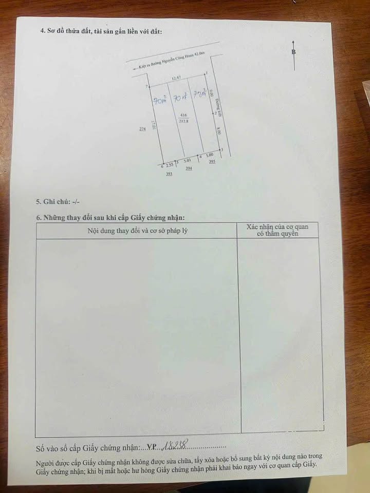 Bán lô đất vị trí đẹp tại đường Nguyễn Công Hoan, phường Hoà An, quận Cẩm Lệ, thành phố Đà Nẵng