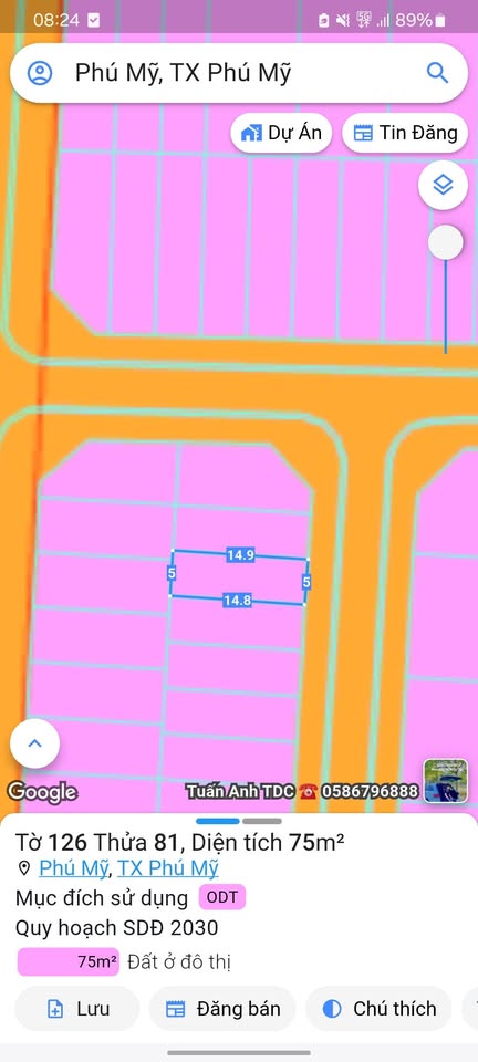 Đất vàng Phú Mỹ, sổ riêng, gần cao tốc, sẵn sàng đón lộc