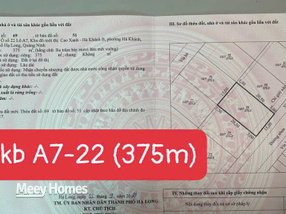 Đất nền khu đô thị Hà Khánh B, Hạ Long, Quảng Ninh, diện tích 375m2