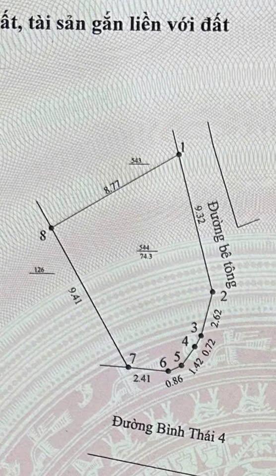 Bán đất 2 mặt tiền đường Bình Thái 4, Cẩm Lệ, Đà Nẵng, iện tích 74,3m²