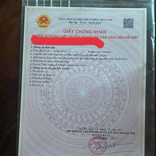 Bán đất lô góc 2 mặt tiền Tản Lĩnh, 190m², vị trí trung tâm