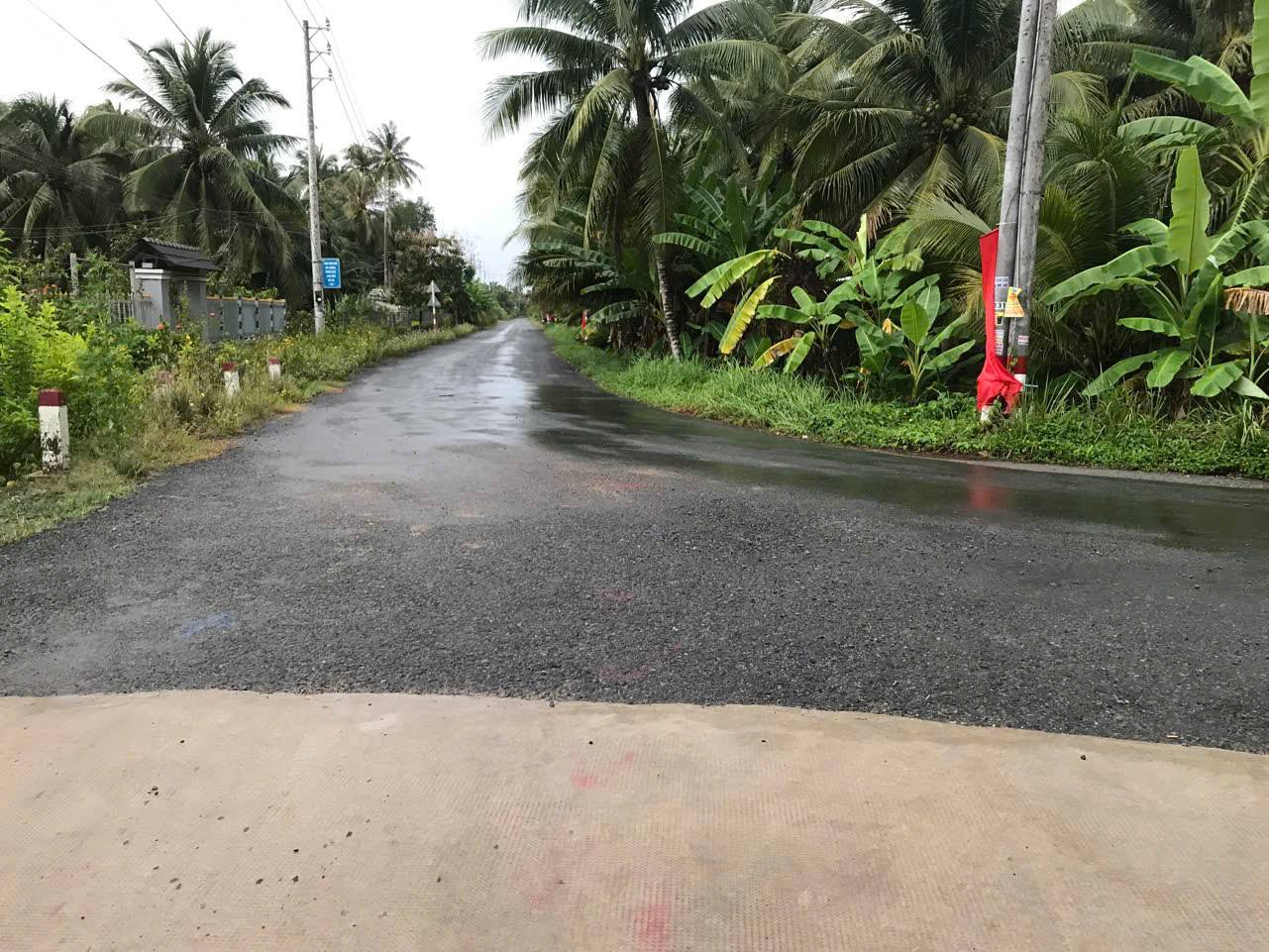 Đất vàng Bến Tre 609m2 mặt tiền lộ xe 16 chỗ, quy hoạch đất ở, giá chỉ 1.25 tỷ