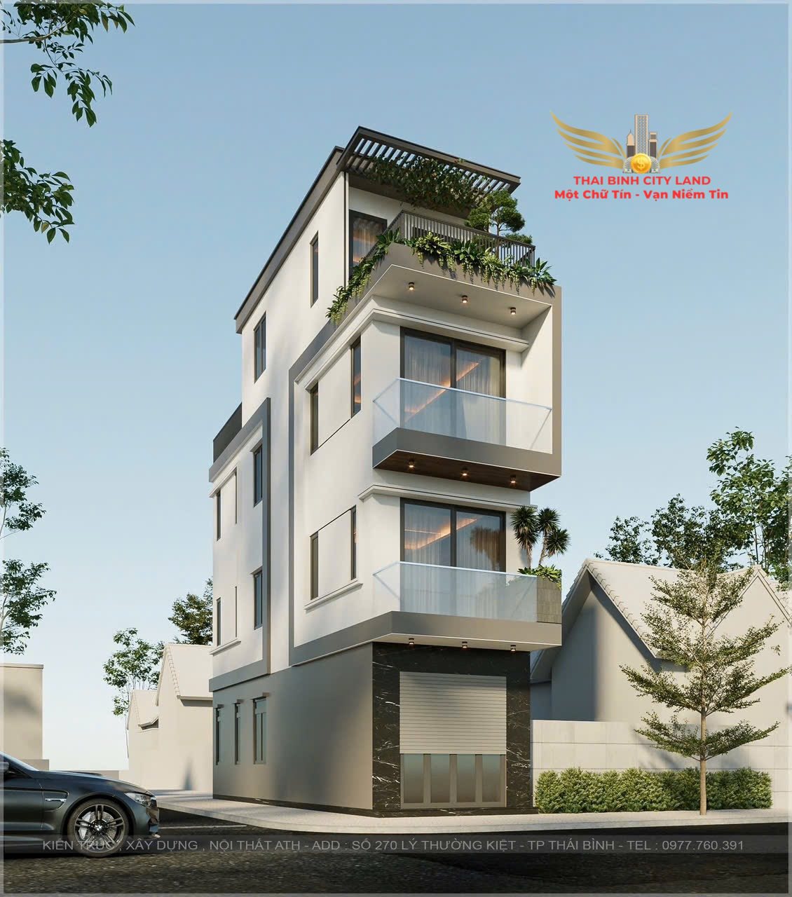 Nhà 4 tầng Phú Khánh ô tô đậu cửa, giá hời