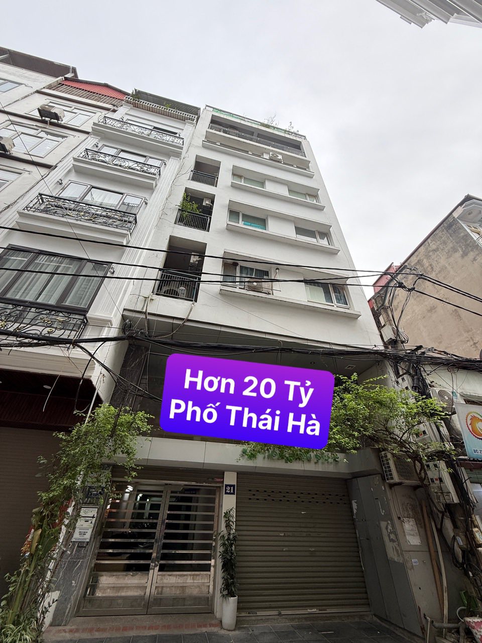 Nhà 7 tầng phố Thái Hà dòng tiền triệu đô, cháy phòng cho thuê