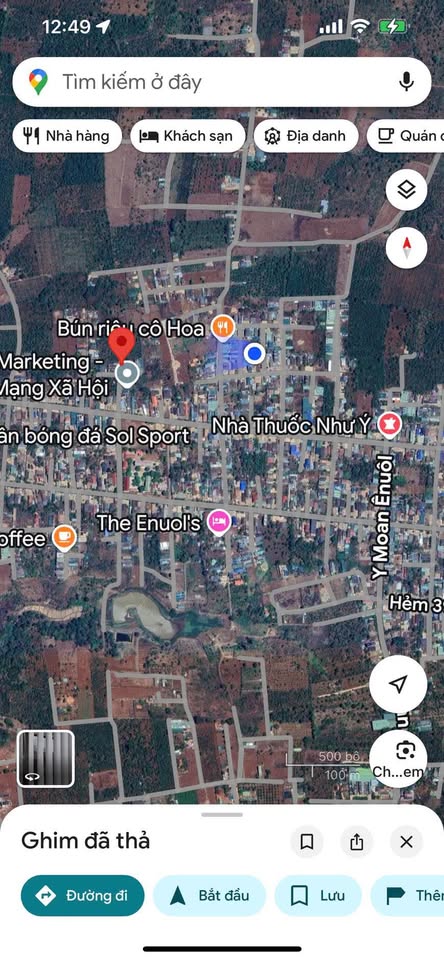 Bán đất Ymoan, Buôn Ma Thuột, diện tích 5m x 19m, thổ cư 60m2, giá 1.85 tỷ