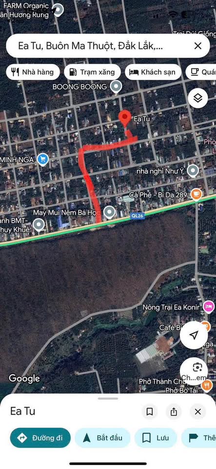 Đất thổ cư Tân An diện tích khủng, giá sốc