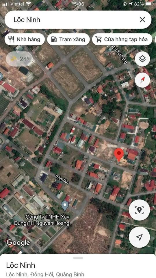 Bán đất 197.8m² hai mặt tiền tại Lộc Ninh, Đồng Hới