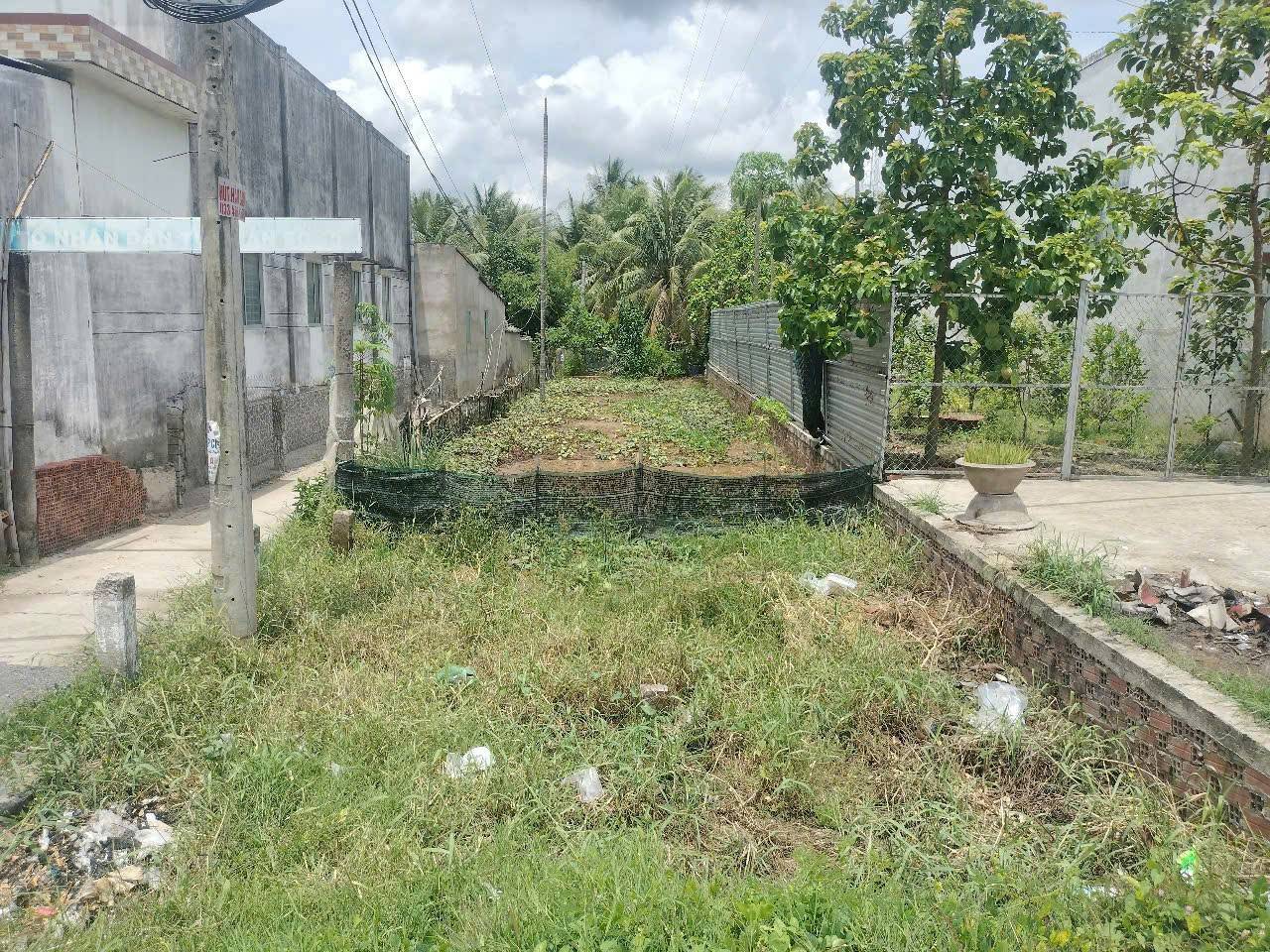 Đất 2 mặt tiền Quốc Lộ 57, Hưng Khánh Trung A, Bến Tre 194m2, ngang 6m