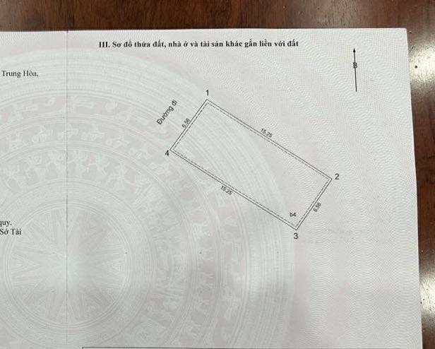 Siêu phẩm phân lô liền kề Trung Hòa, 100m2, mặt tiền 6,6m, kinh doanh đỉnh cao
