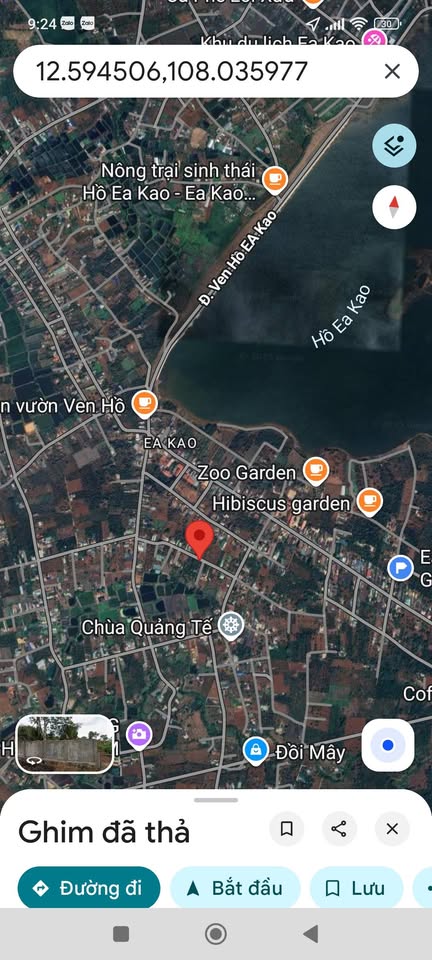 Đất vàng Eakao, Đắk Lắk, sổ đỏ thổ cư, giá tốt