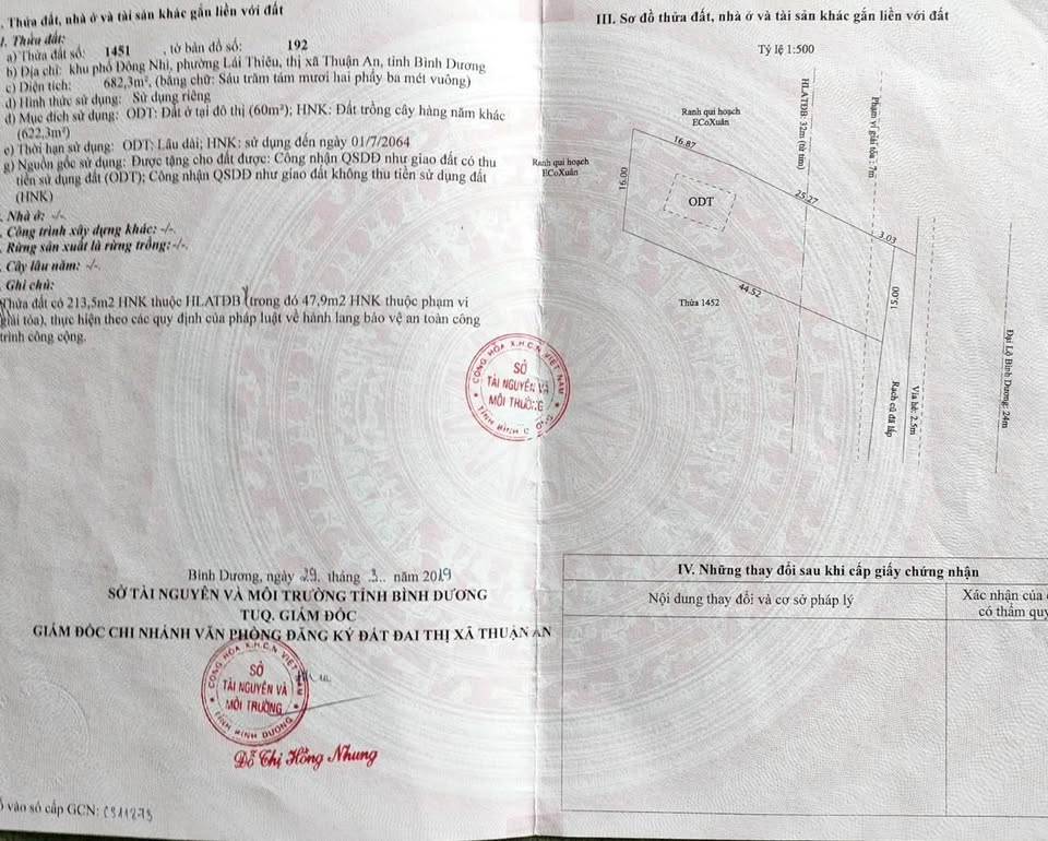 Bán đất Lái Thiêu, Bình Dương 682m2 mặt tiền quốc lộ 13, kinh doanh đỉnh