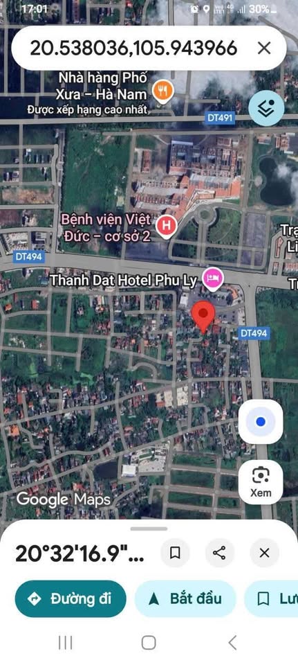 Đất đẹp Liêm Chính, Kim Bảng mặt tiền rộng, ngõ ô tô, gần bệnh viện Việt Đức