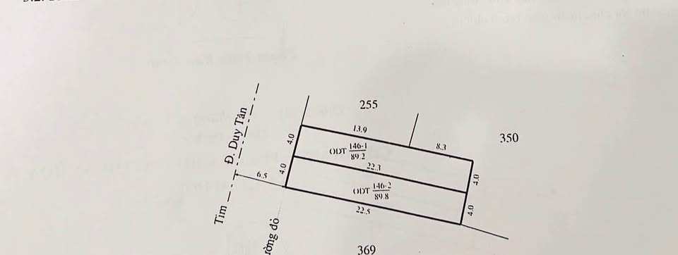 Bán đất mặt tiền Duy Tân, 90m2, giá 3,2 tỷ