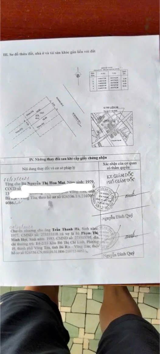 Đất TĐC Vũng Tàu 82m2 vuông vức, giá thương lượng