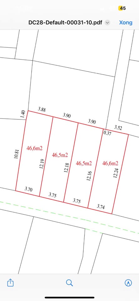 Bắc Ninh, chớp nhoáng 4 lô đất vàng trung tâm Đồng Kỵ
