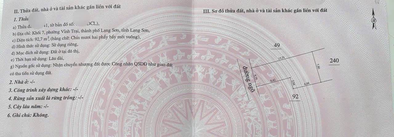 Đất vàng Lê Đại Hành - Ô tô quay đầu, xây nhà tự do