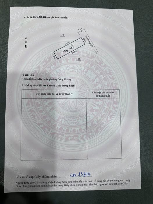 Bán lô đất đẹp tại Khu đô thị Bình Minh, thành phố Thanh Hóa