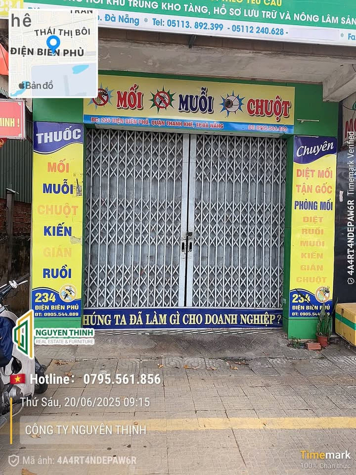 Cho thuê nhà mặt tiền Điện Biên Phủ, Thanh Khê, Đà Nẵng - 148m2